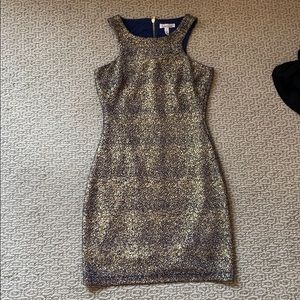 Navy and Gold Speechless Dress
